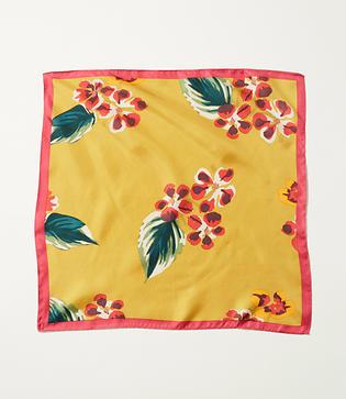 Loft Autumn Luau Silk Scarf