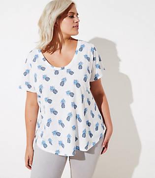 Loft Plus Pineapple Vintage Soft Tee