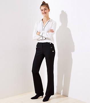 Loft Sailor Trousers In Marisa Fit