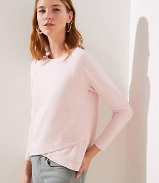 Loft Tulip Hem Sweatshirt