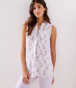 Loft Floral Tunic Shell