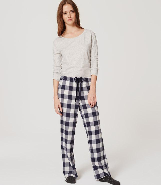 Loft Plaid Sleep Pants