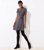 Loft Floral Knot Flare Dress
