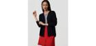 Loft Woven Back Cardigan
