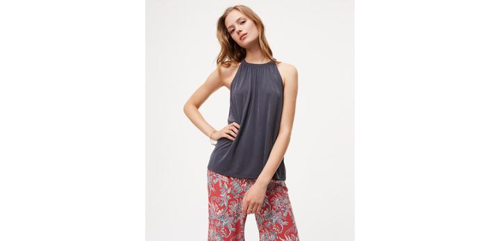 Loft Cupro Halter Top