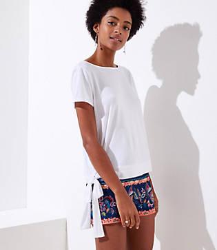 Loft Back Wrap Tee