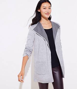 Loft Lapel Open Cardigan