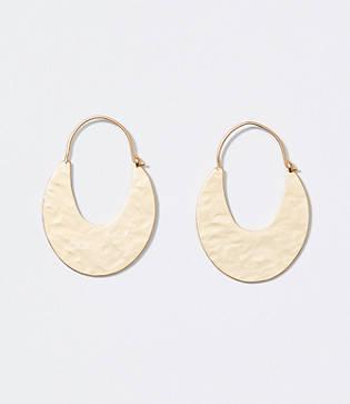 Loft Sleek Hoop Earrings