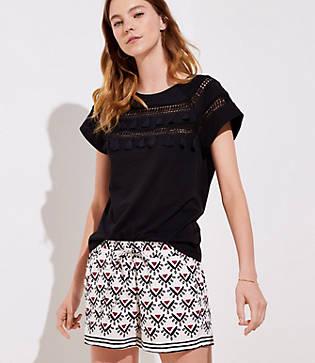 Loft Sun Valley Fluid Drawstring Shorts