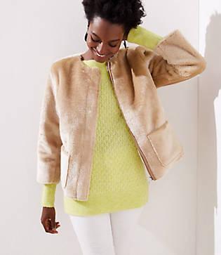 Loft Faux Shearling Jacket