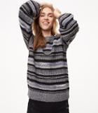 Loft Shimmer Stripe Sweater