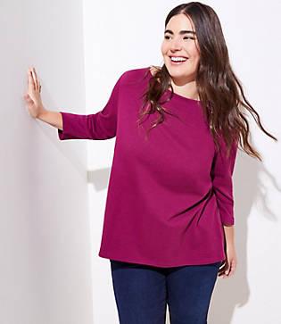 Loft Plus Tulip Back Sweatshirt