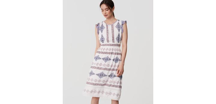 Loft Flora Dress