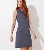 Loft Fringe Hem Sheath Dress