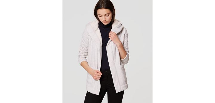 Loft Plush Lined Hoodie