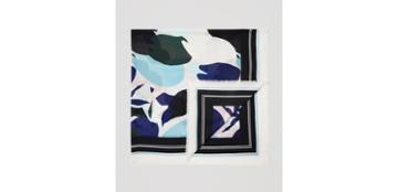 Loft Abstract Tulip Square Scarf