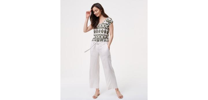 Loft Belted Culottes