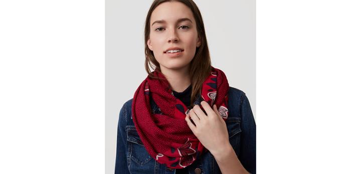 Loft Fleur Royale Infinity Scarf
