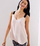 Loft Velvet Wide Strap Cami