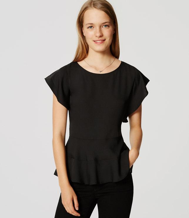 Loft Peplum Tee