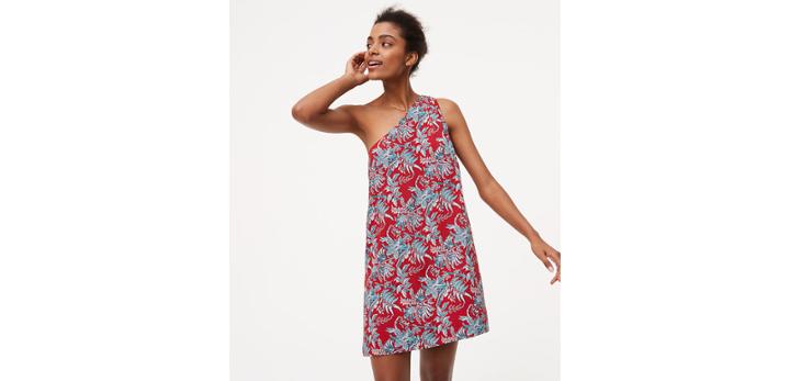 Loft Iris One Shoulder Dress