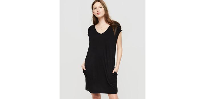 Loft Lou & Grey Signaturesoft Pocket Tee Dress