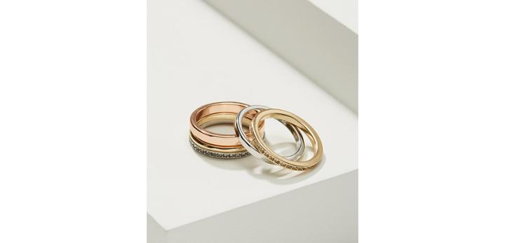 Loft Pave Stackable Ring Set