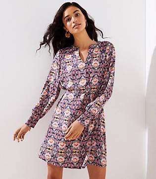 Loft Fall Fantasy Shirtdress