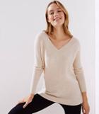 Loft Wide V-neck Sweater