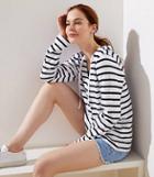 Loft Striped Hoodie