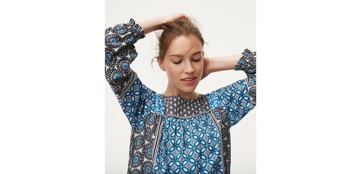 Loft Ocean Mosaic Blouse