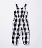 Loft Littles Gingham Smocked Back Jumpsuit