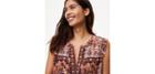 Loft Vineyard Split Neck Shell