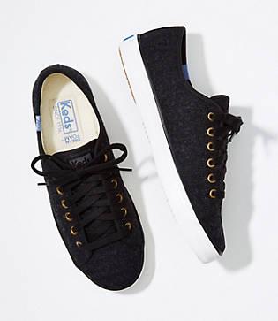 Loft Keds Wool Faux Shearling Kickstart Sneakers