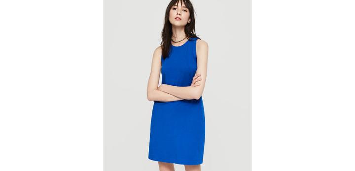 Loft Lou & Grey Sueded Jersey Racerback Dress