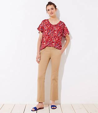 Loft Bootcut Girlfriend Chinos