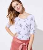 Loft Floral Vintage Soft Sweatshirt Tee