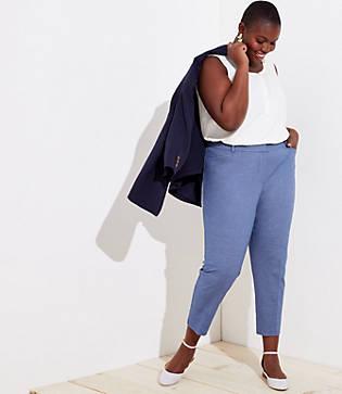 Loft Plus Chambray Riviera Pants