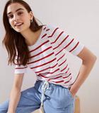 Loft Mixed Stripe Sweater Tee