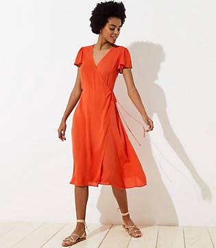 Loft Beach Wrap Dress