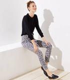 Loft Modern Skinny Jeans In Leopard Print