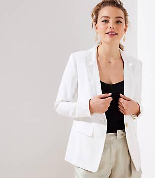 Loft Textured Long Blazer