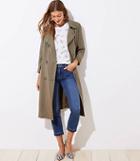 Loft Belted Trench Coat