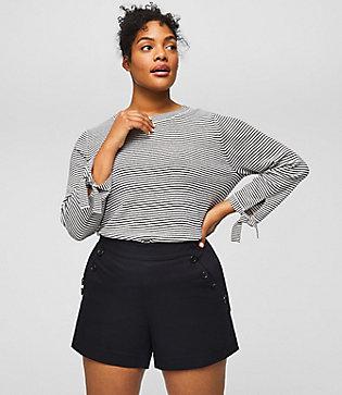 Loft Plus Sailor Riviera Shorts With 5 Inch Inseam