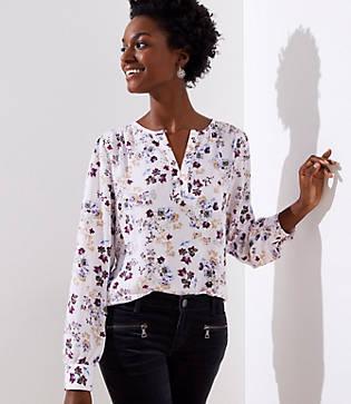 Loft Garden Keyhole Blouse