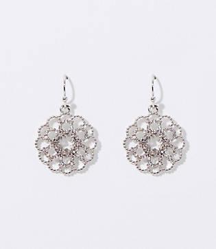 Loft Crystal Filigree Earrings