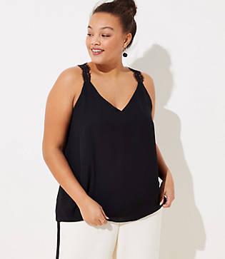 Loft Plus Lace Back Cami
