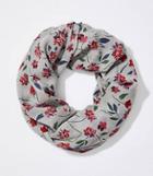 Loft Scattered Floral Infinity Scarf