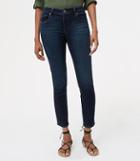 Loft Curvy Skinny Ankle Jeans In Authentic Dark Wash