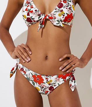 Loft Beach Floral Side Tie Bikini Bottom